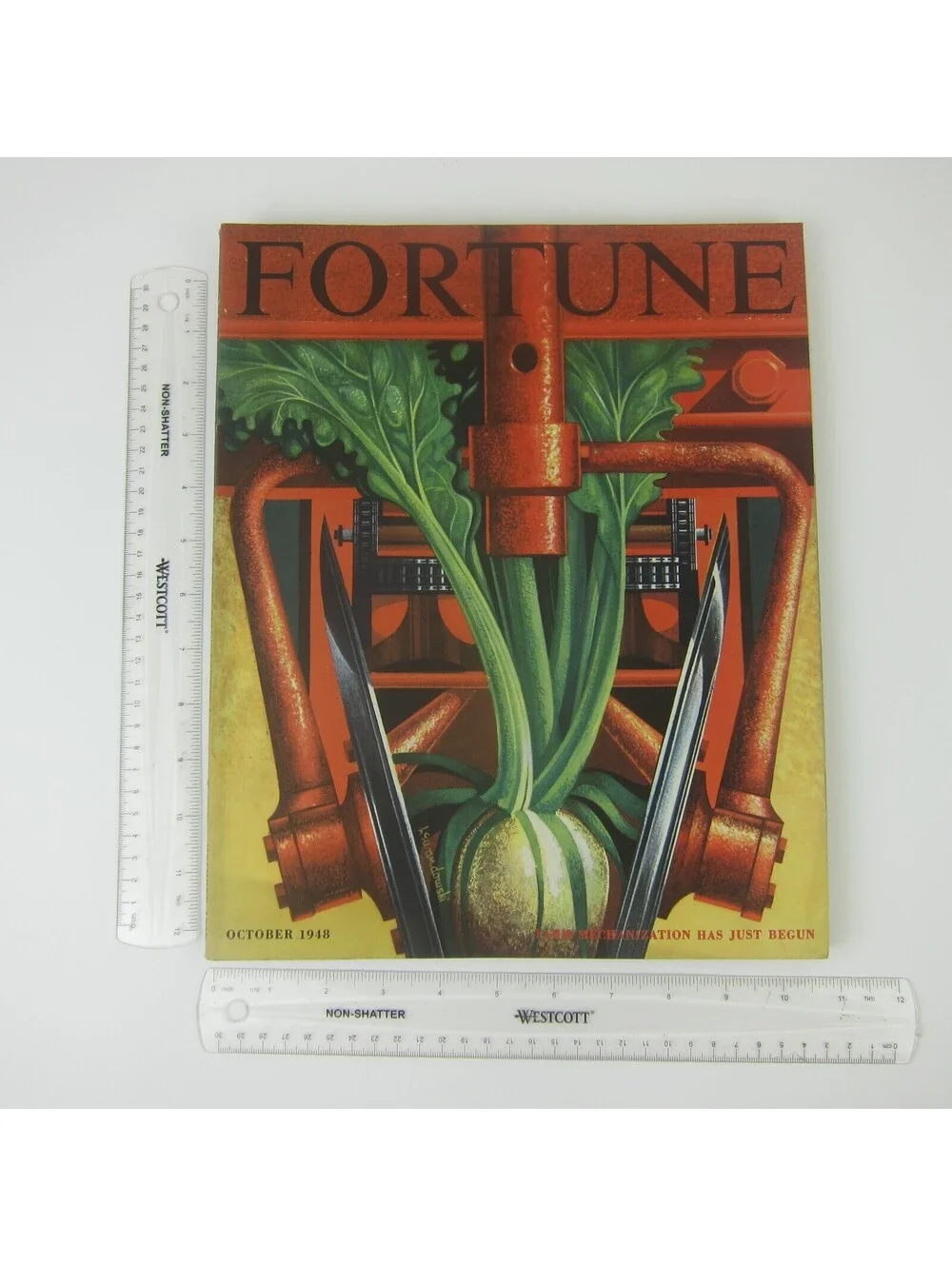 Vintage FORTUNE Magazine October 1948 Chrysler Packard, Harry Winston, Kodak Ads
